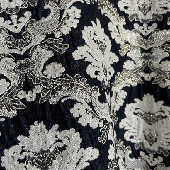 NWT Kay Unger Izabella A-Line Evening Gown Navy 2 - Picture 9 of 15